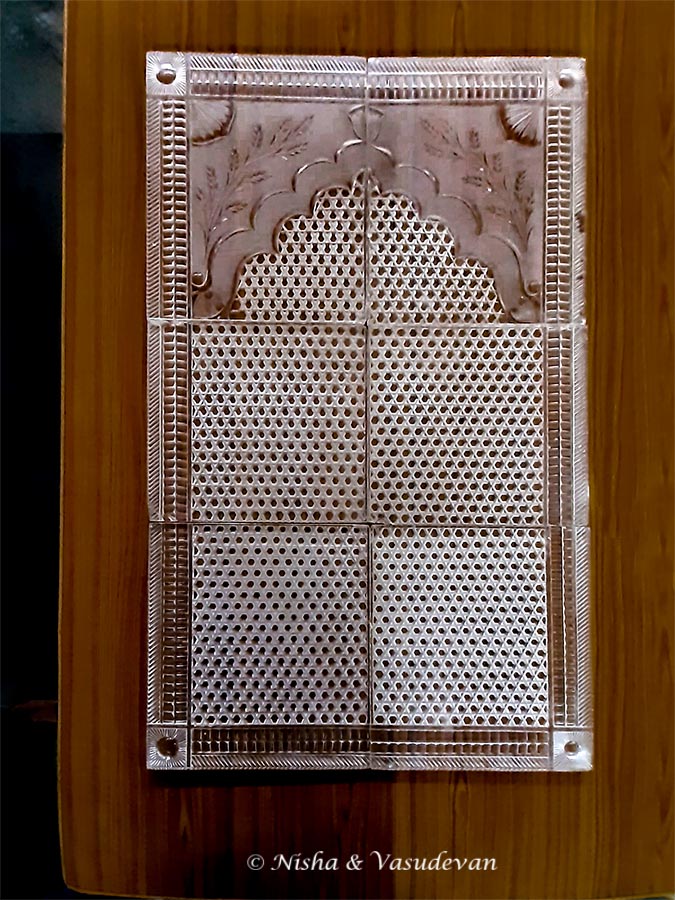 Crystal Glass tile tajul masjid the biggest mosque in india
